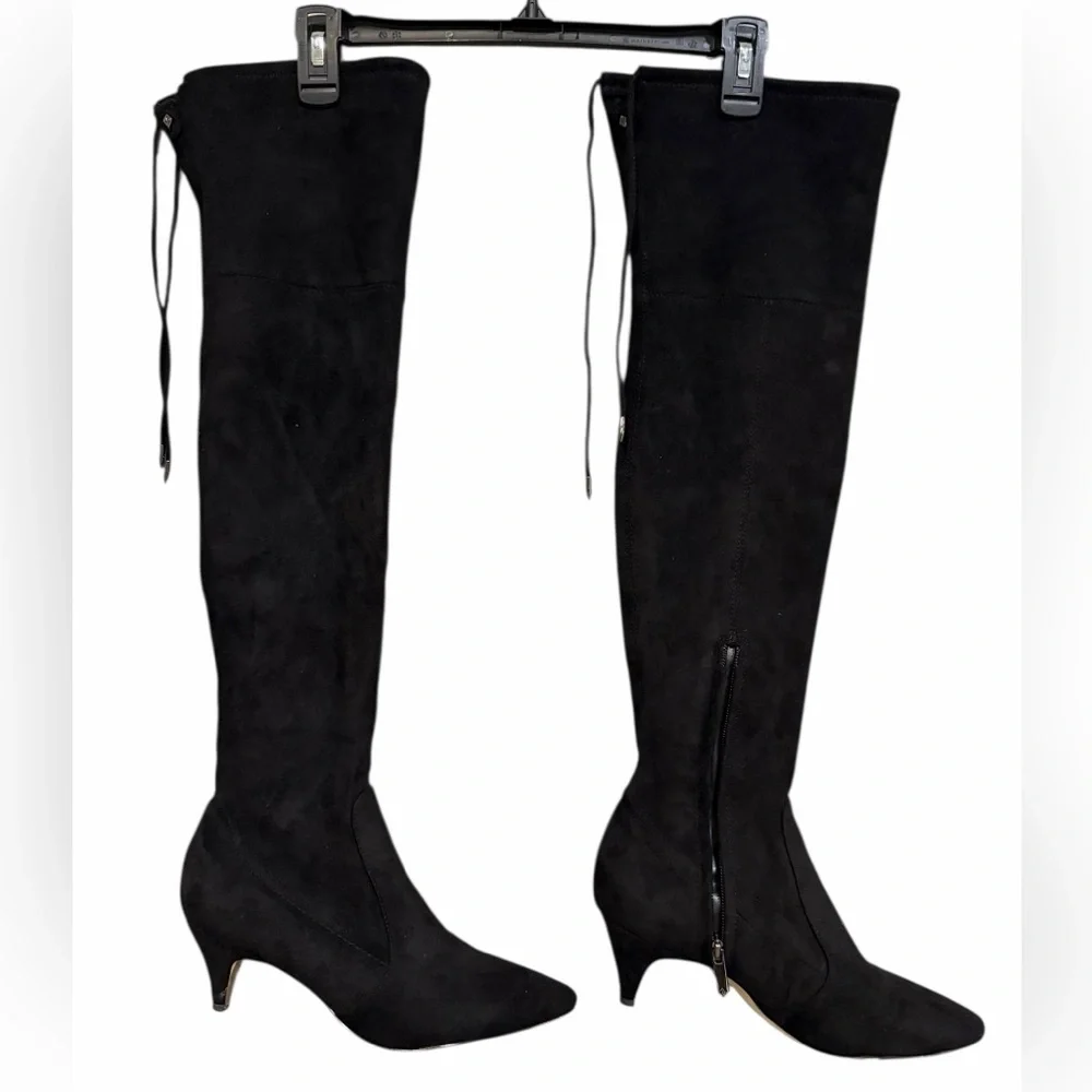 Sam Edelman Black Kristie Over the Knee Boot Size 8 - Picture 3 of 8